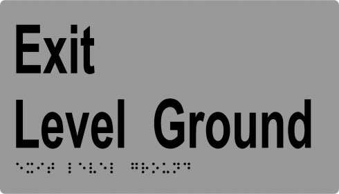 Metlam ML16997 Braille Sign Exit Ground Floor