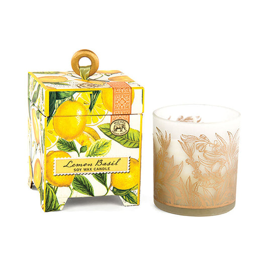 Michel Design Works Soy Candle Lemon Basil - Cardsmart & Gift