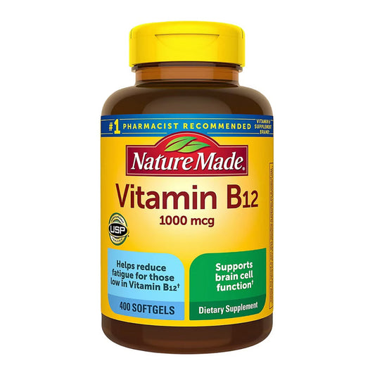 Nature Made Vitamin B12 1000 mcg Softgels, 400 Count
