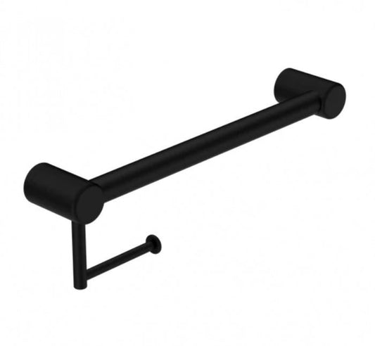 Nero Mecca Care NRCR3218A Grab Rail with Toilet Roll Holder