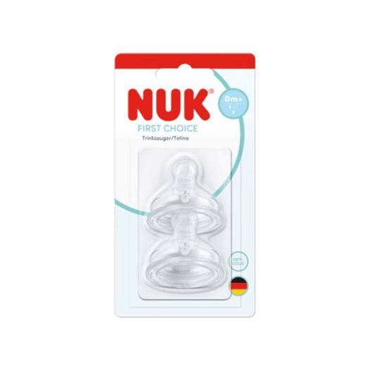 Nuk First Choice Silicone Teat Anti Colic - 2 Pack