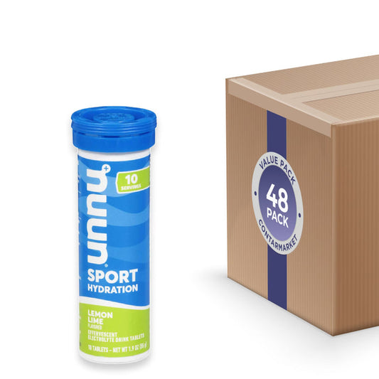 NUUN - Sport Hydration, Lemon Lime Drink Tablets - 10 Tablets - 48 Pack