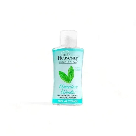 Oh So Heavenly Hygiene waterless hand sanitiser with 70% alcohol and Tea Tree Oil, 90ml bottle
