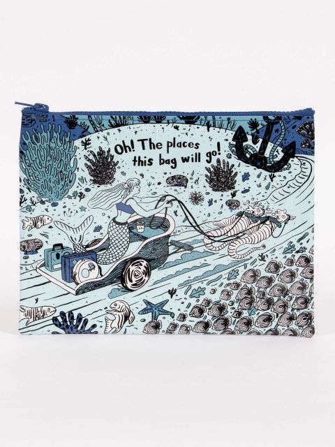 Oh, The Places This Bag Will Go Zipper Pouch