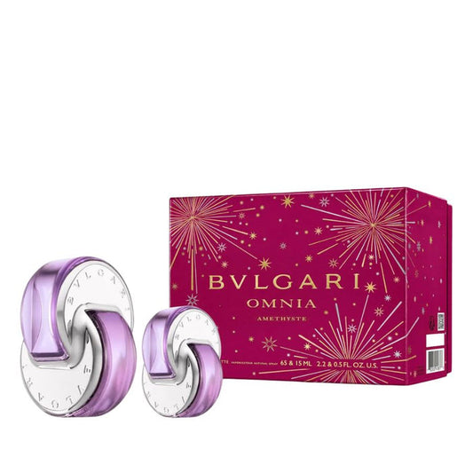 Omnia Amethyste by Bvlgari for Women 3.4 oz EDT 2pc Gift Set