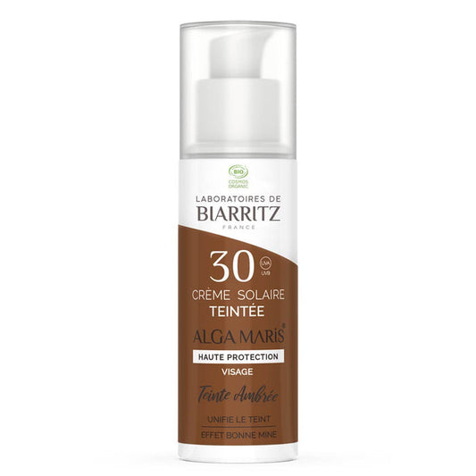 Outlet Alga Maris sävyttävä aurinkovoide kasvoille SPF30 50ml - Amber