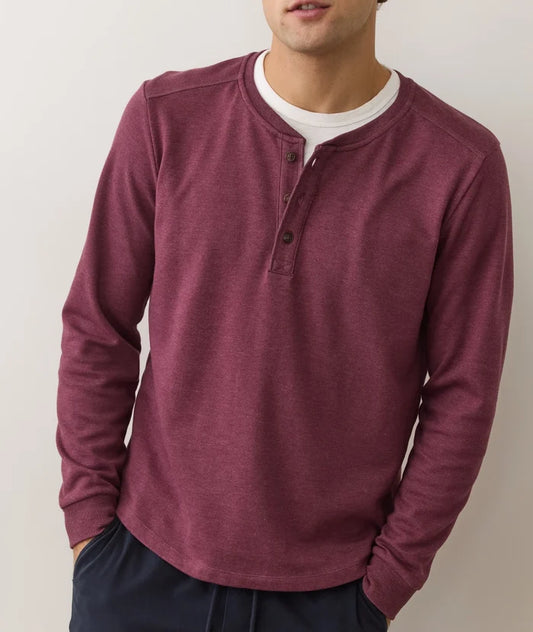 Pacifica Stretch Henley Fig