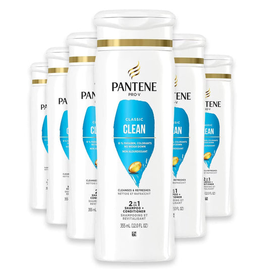 Pantene Pro-V Classic Clean 2-in-1, 12oz - 6 Pack