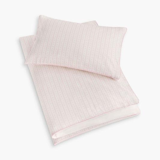 Petal Scallops Toddler Duvet in Pink