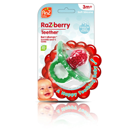 RaZbaby RaZberry Silicone Teethers, Single