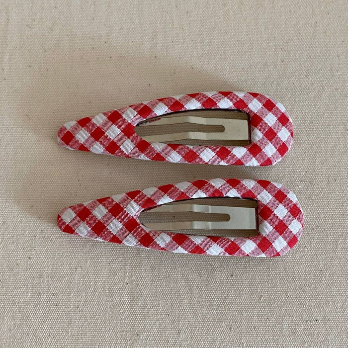 Red Polka Dot BB Clip Cute Side Bangs Clip