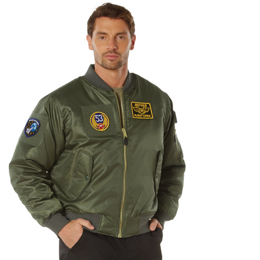 Rothco MA-1 Flight Jacket with Patches
