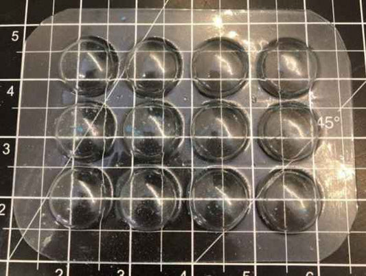 Round Embed x2 - DB Bath Bomb Moulds