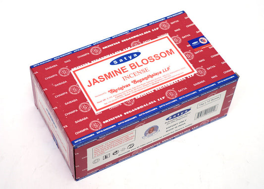 Satya - Jasmine Blossom Incense Box of 12 packs with 15g each