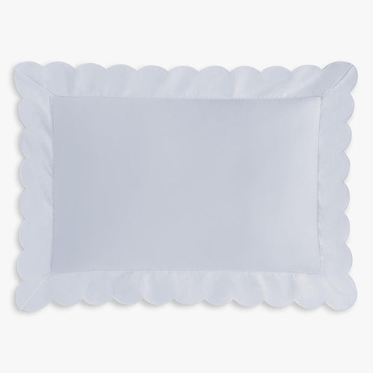 Scalloped Starlight Toddler Pillow in Blue