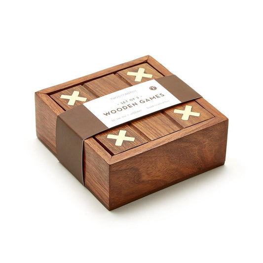 Set of 2 Wooden Games