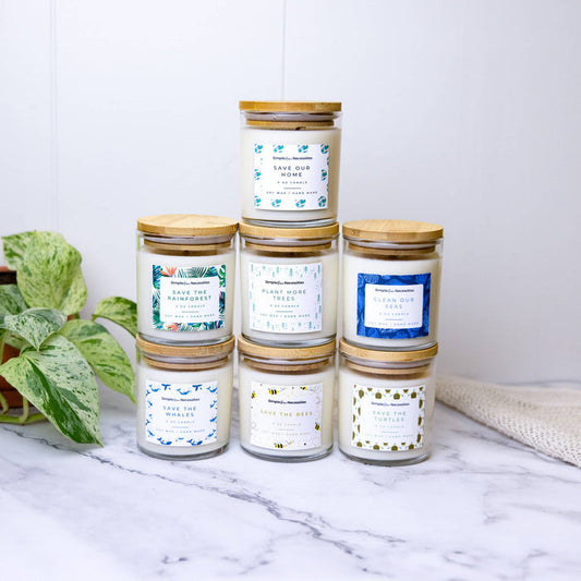 Simple Bare Necessities - Soy Candle Collection | Save The Earth