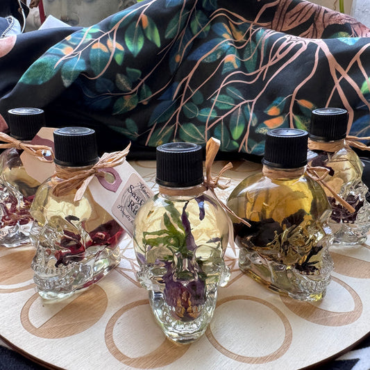 Skull Shaped Oil Bottles