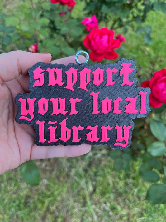 Support Your Local Library Freshie