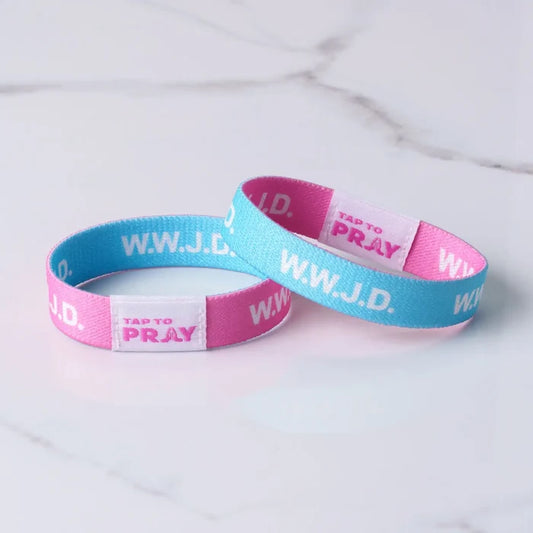 Tap to Pray - Blue & Pink