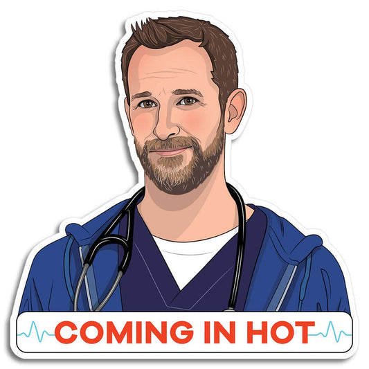 The Pitt Coming in Hot Die Cut Sticker