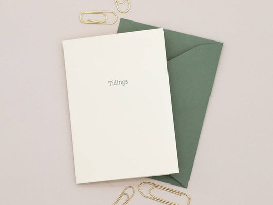 Tidings Greeting Card | Goods for the Study