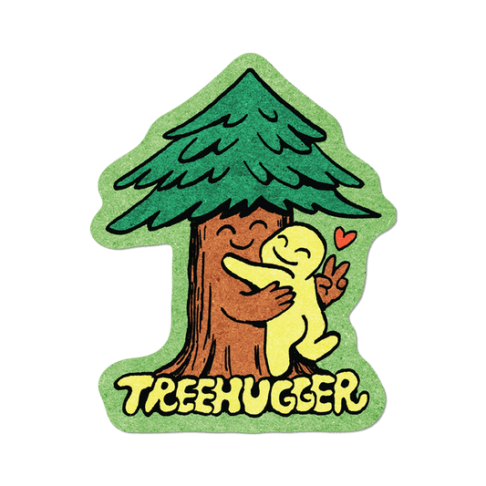 Tree Hugger Die-Cut Sticker