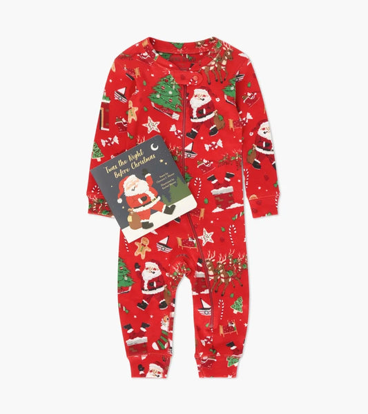Twas the Night- Red Box Baby Set