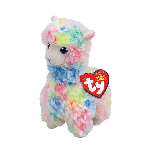 TY Lola Multicolor Lama Plush - Small
