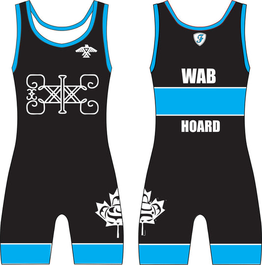 Wabanaki Wrestling Team Singlet Blue