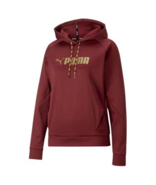 WOMEN PUMA FIT PWR FLC PO HOODIE