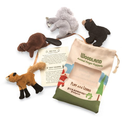 Woodland Animal puppets Set